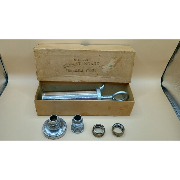 Vintage Ateco Cake Ornamenting Tools Icing Set Antique - 1950's - Picture 1 of 5
